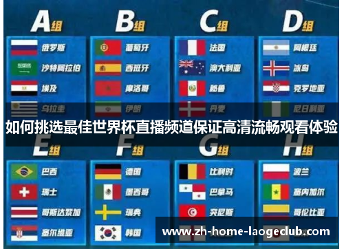 如何挑选最佳世界杯直播频道保证高清流畅观看体验
