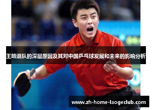 王皓退队的深层原因及其对中国乒乓球发展和未来的影响分析