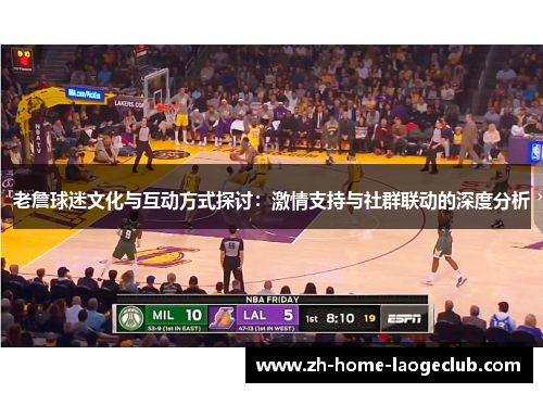 老詹球迷文化与互动方式探讨：激情支持与社群联动的深度分析